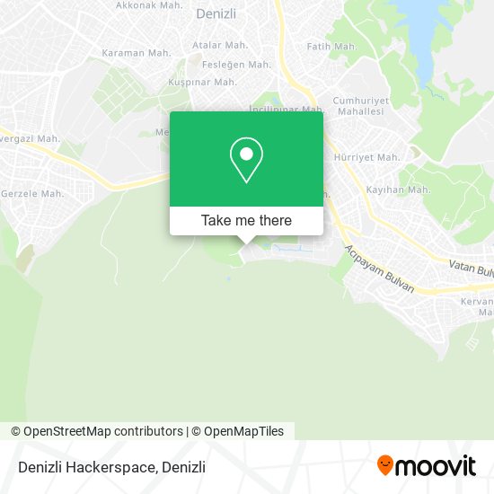 Denizli Hackerspace map