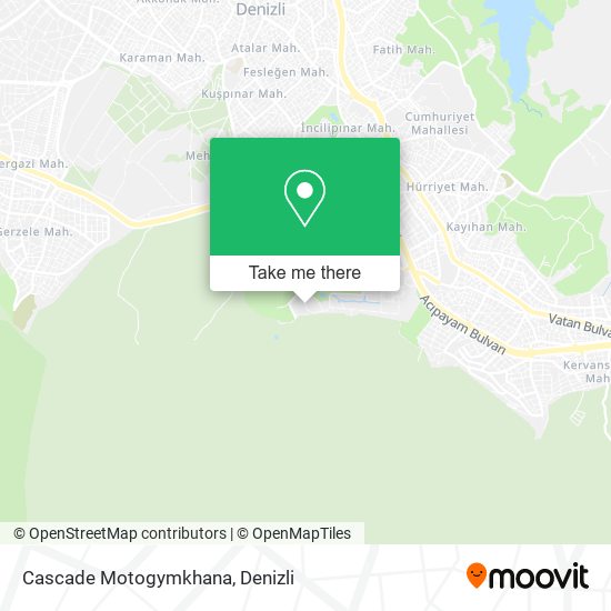 Cascade Motogymkhana map