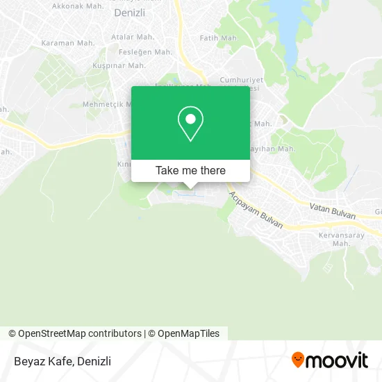 Beyaz Kafe map