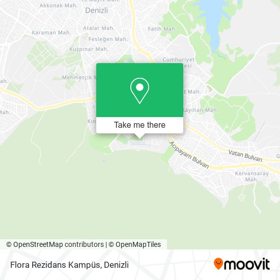 Flora Rezidans Kampüs map