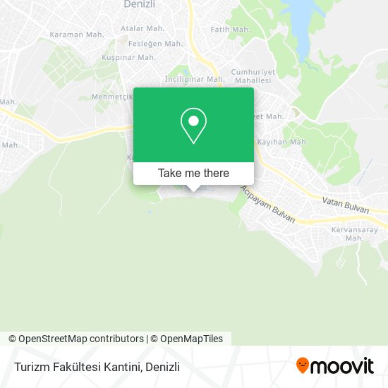 Turizm Fakültesi Kantini map