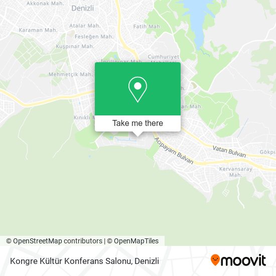 Kongre Kültür Konferans Salonu map