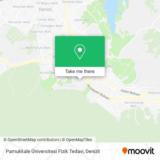 Pamukkale Üniversitesi Fizik Tedavi map