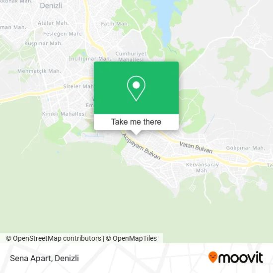 Sena Apart map