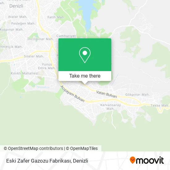 Eski Zafer Gazozu Fabrikası map