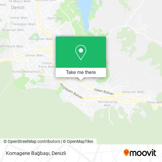 Komagene Bağbaşı map