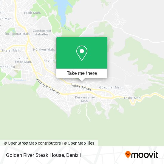 Golden River Steak House map