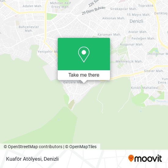 Kuaför Atölyesi map
