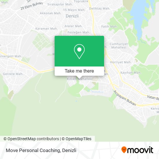 Move Personal Coaching map