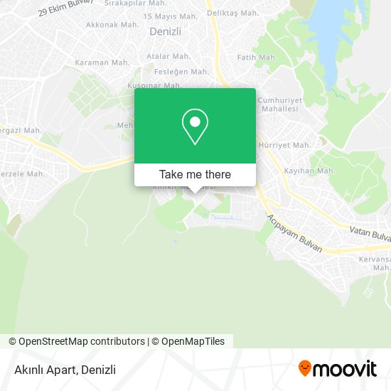 Akınlı Apart map