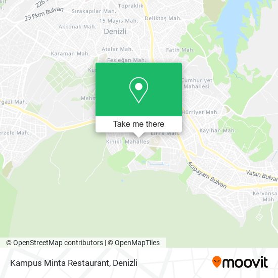 Kampus Minta Restaurant map