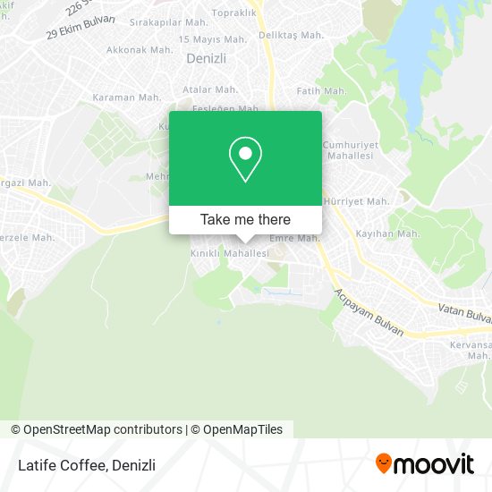 Latife Coffee map