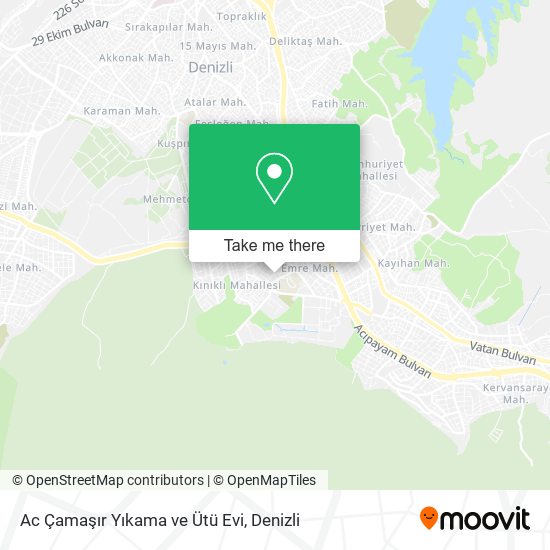 Ac Çamaşır Yıkama ve Ütü Evi map