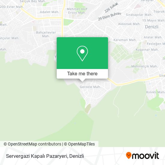 Servergazi Kapalı Pazaryeri map