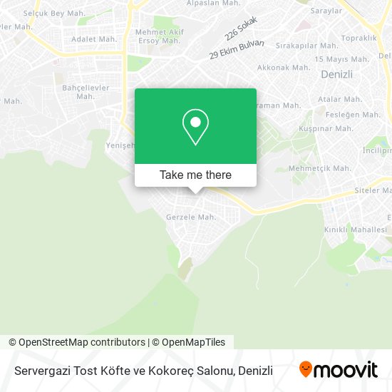 Servergazi Tost Köfte ve Kokoreç Salonu map