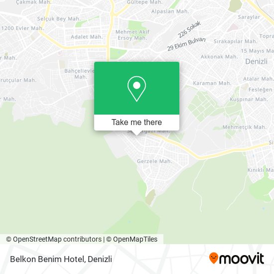 Belkon Benim Hotel map