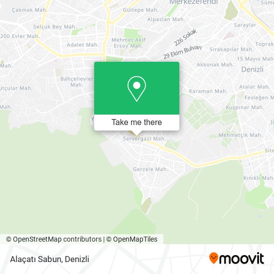 Alaçatı Sabun map