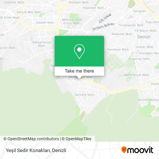 Yeşil Sedir Konakları map