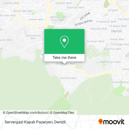 Servergazi Kapalı Pazaryeri map