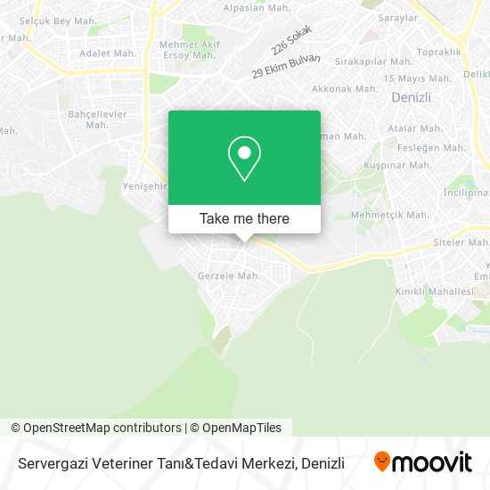 Servergazi Veteriner Tanı&Tedavi Merkezi map