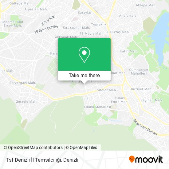 Tsf Denizli İl Temsilciliği map