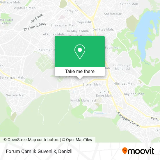 Forum Çamlık Güvenlik map