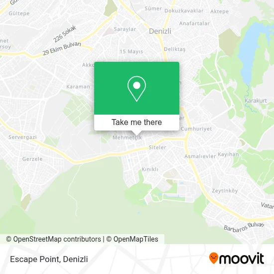 Escape Point map