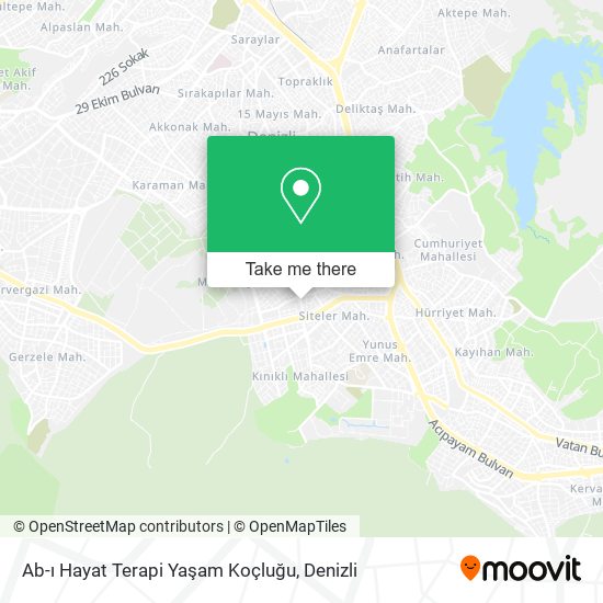 Ab-ı Hayat Terapi Yaşam Koçluğu map