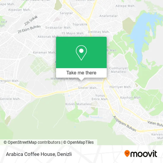 Arabica Coffee House map