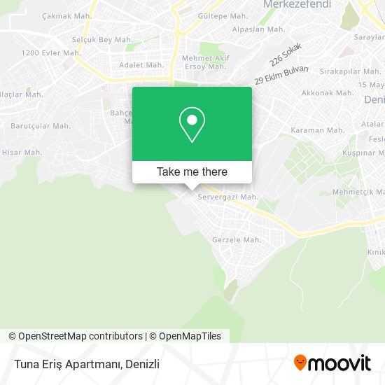 Tuna Eriş Apartmanı map