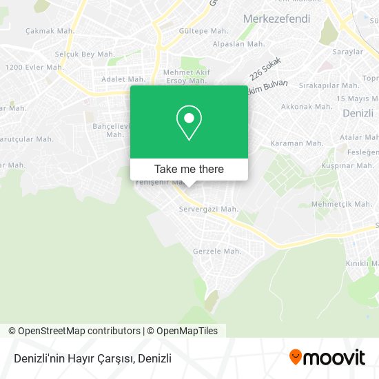Denizli'nin Hayır Çarşısı map