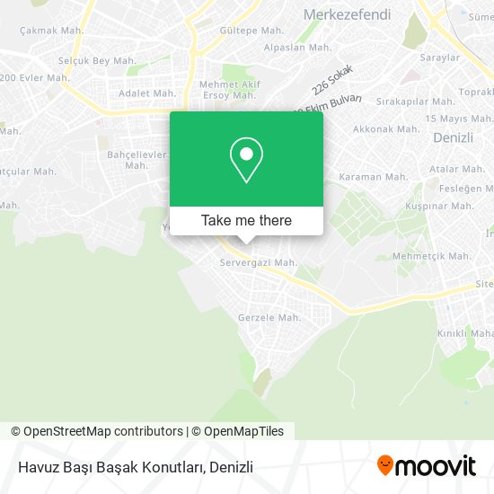 Havuz Başı Başak Konutları map