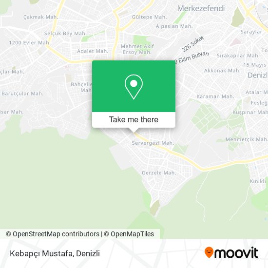 Kebapçı Mustafa map