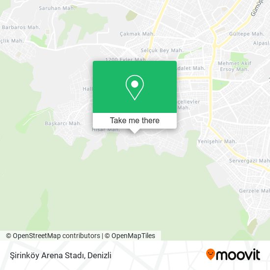 Şirinköy Arena Stadı map