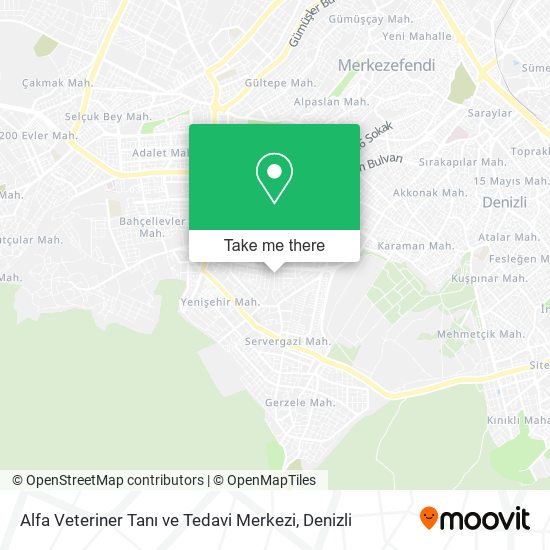 Alfa Veteriner Tanı ve Tedavi Merkezi map