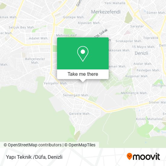 Yapı Teknik /Düfa map