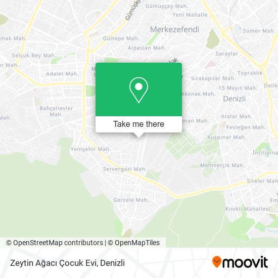 Zeytin Ağacı Çocuk Evi map