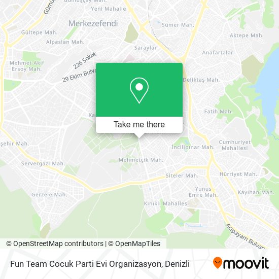 Fun Team Cocuk Parti Evi Organizasyon map