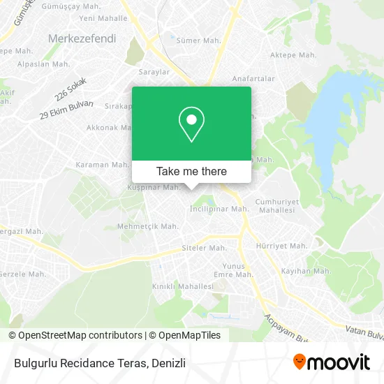 Bulgurlu Recidance Teras map