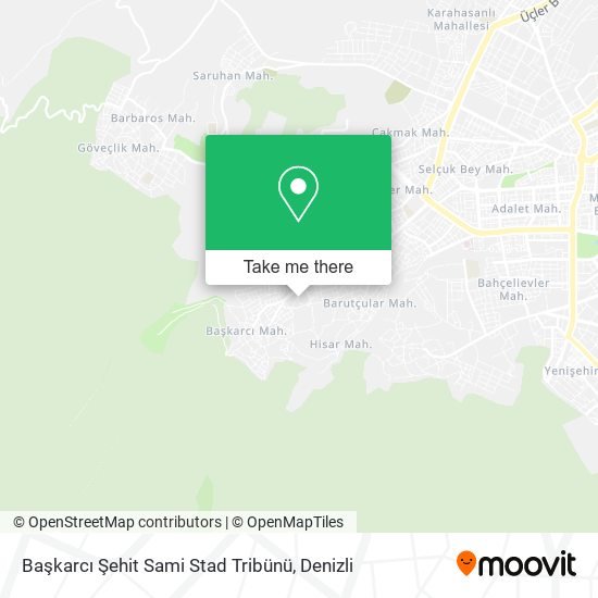 Başkarcı Şehit Sami Stad Tribünü map