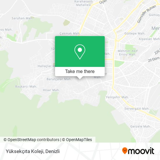 Yüksekçıta Koleji map