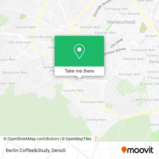 Berlin Coffee&Study map
