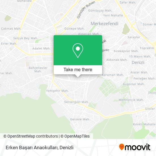 Erken Başarı Anaokulları map