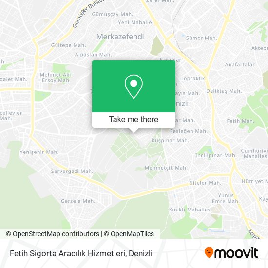Fetih Sigorta Aracılık Hizmetleri map