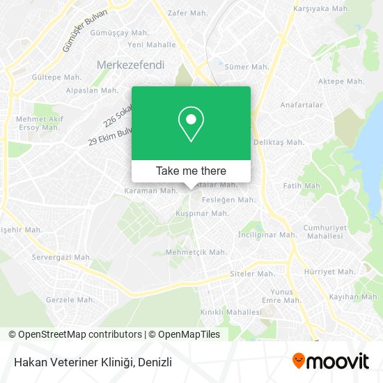 Hakan Veteriner Kliniği map