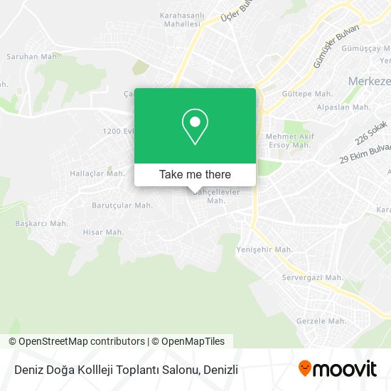 Deniz Doğa Kollleji Toplantı Salonu map