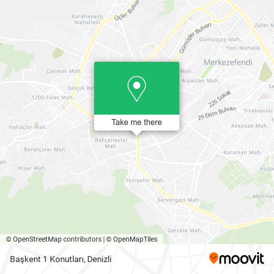 Başkent 1 Konutları map