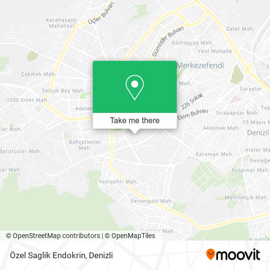 Özel Saglik Endokrin map