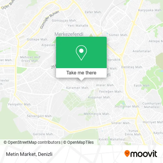 Metin Market map