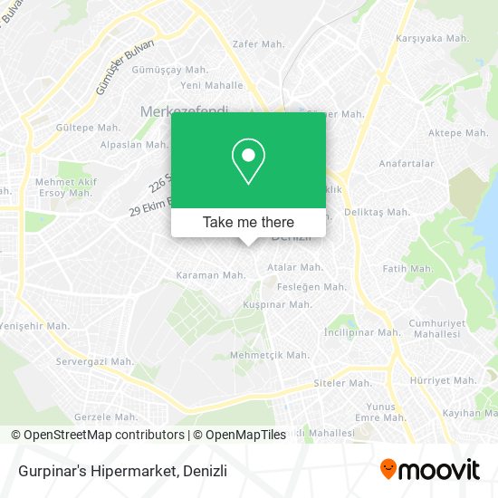 Gurpinar's Hipermarket map